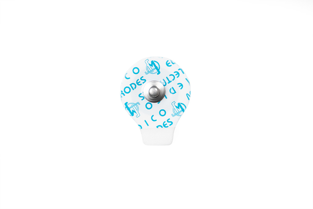 Disposable solid gel ECG electrode MSGST-27, button clip