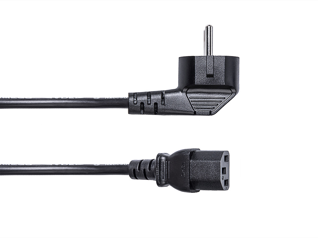 CEE 7/7–IEC C19 mains supply cable