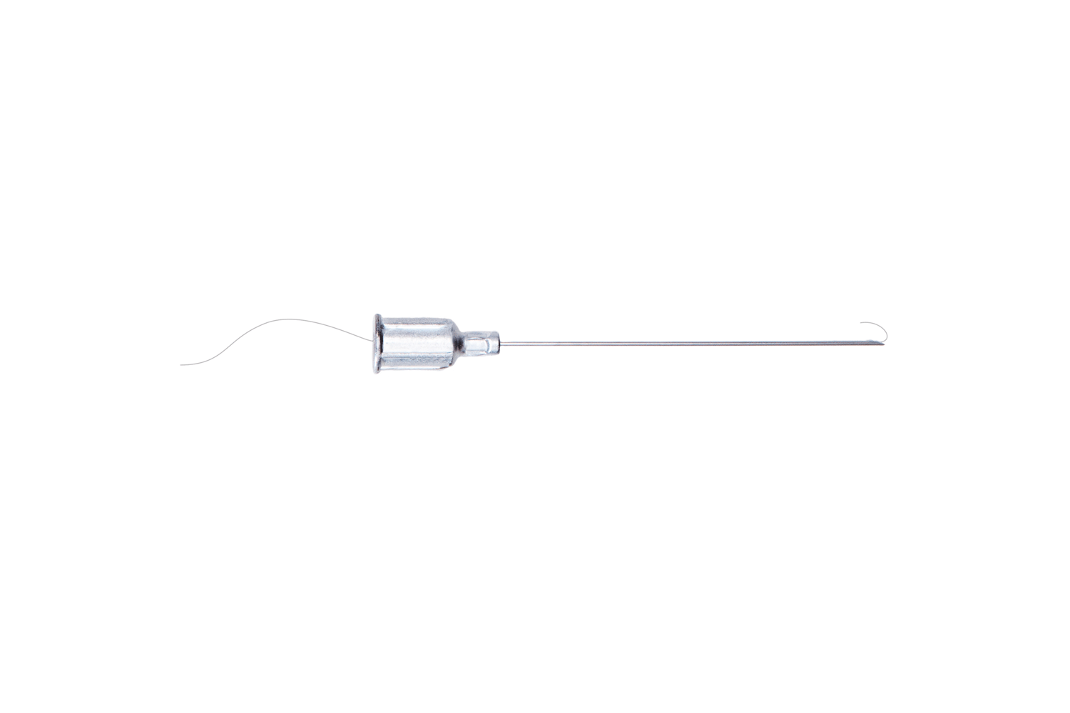 Monopolar hook wire electrode: 50 mm needle length, 0.50 mm needle diameter, code DIMW1105050101RU