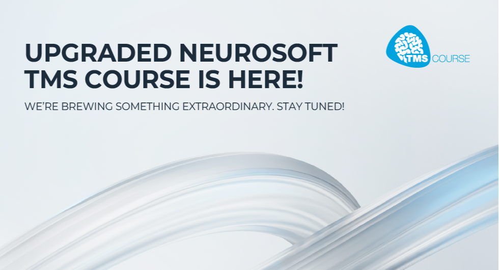 Neurosoft Annual Course in Transcranial Magnetic Stimulation is coming!